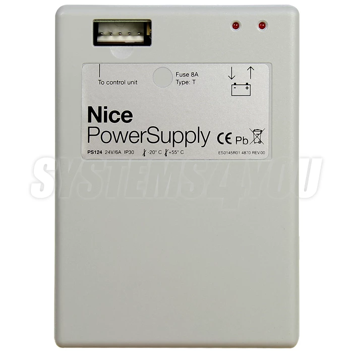 Emergency battery Nice PS124 - 24V