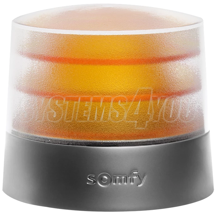 Flashing light Somfy - with embeded antenna and interrupter - 24V